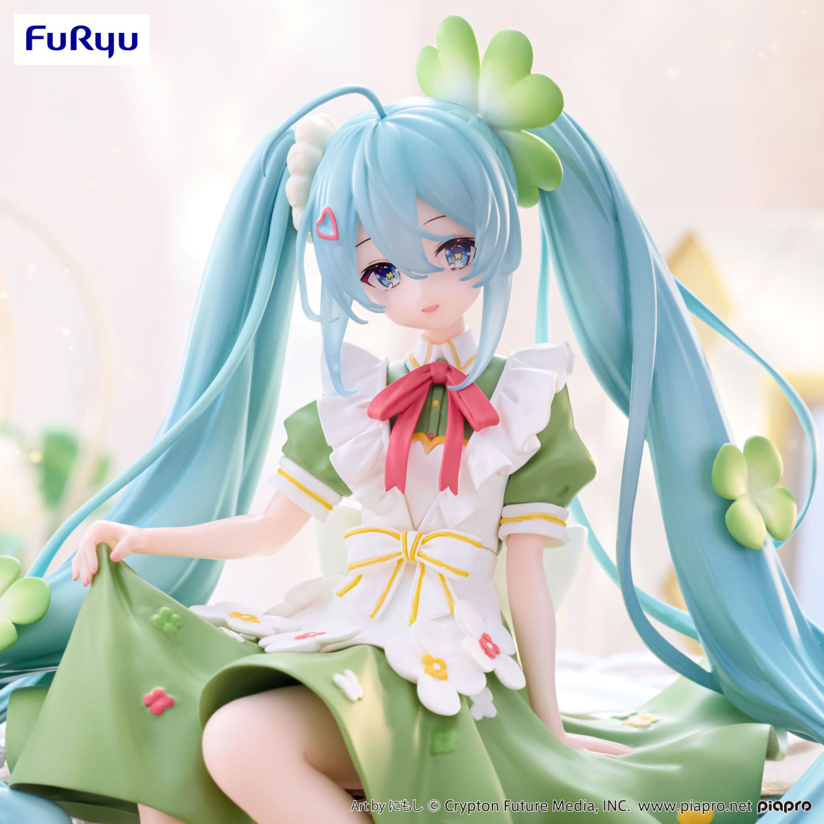 Furyu - HATSUNE MIKU FLOWER FAIRY CLOVER Version - Tapón para fideos