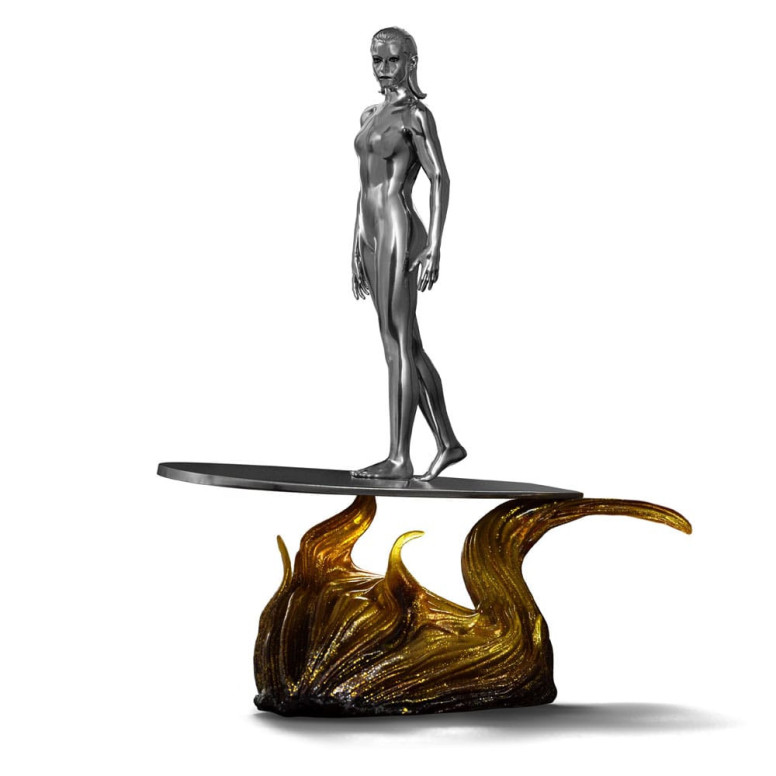 Iron Studios - Marvel Fantastic 4 - Silver Surfer Art Escala 1/10