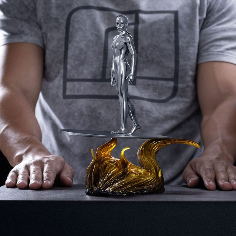 Iron Studios - Marvel Fantastic 4 - Silver Surfer Art Escala 1/10