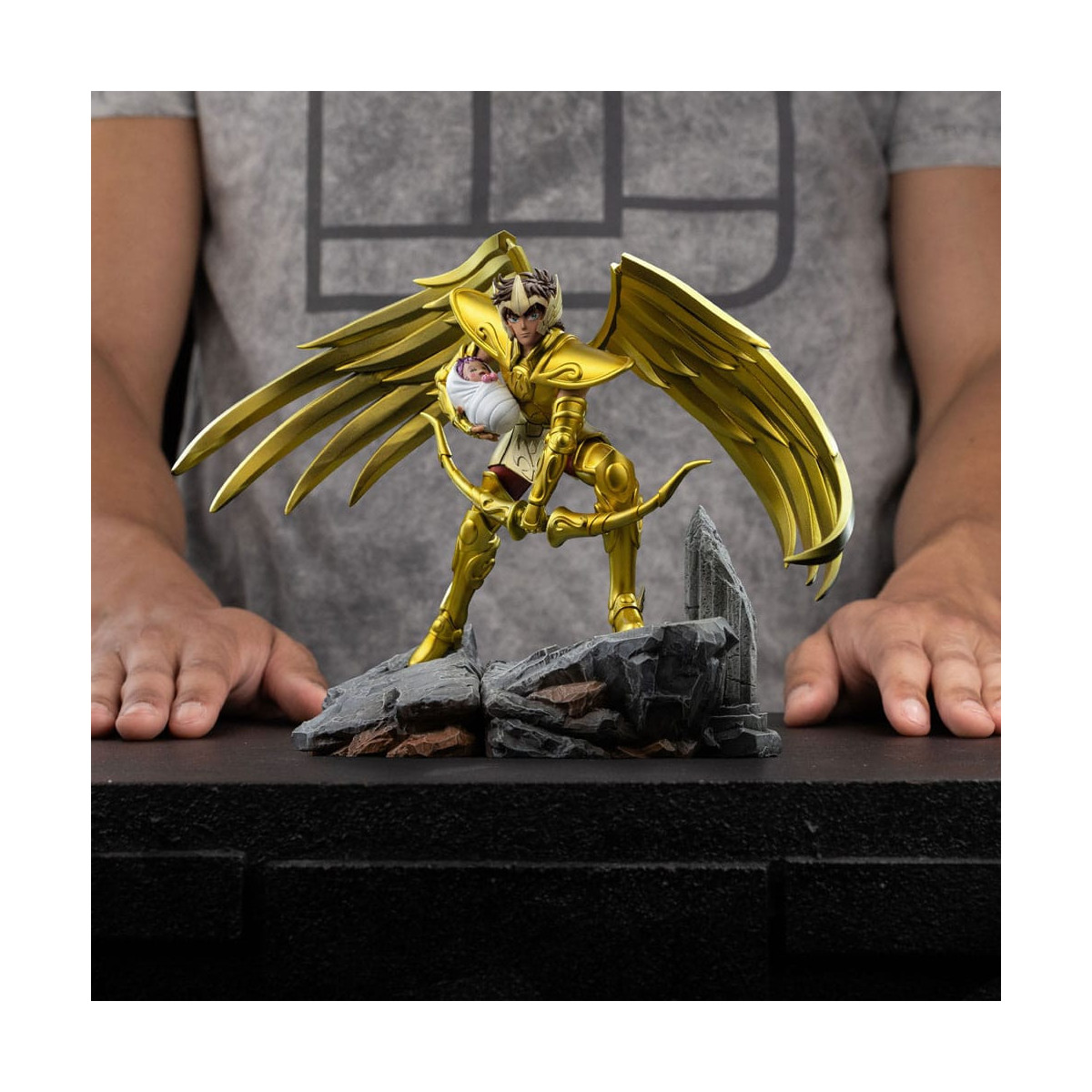 Iron Studios - Saint Seiya - Sagitario Aiolos Art Escala 1/10 - Caballeros del Zodiaco
