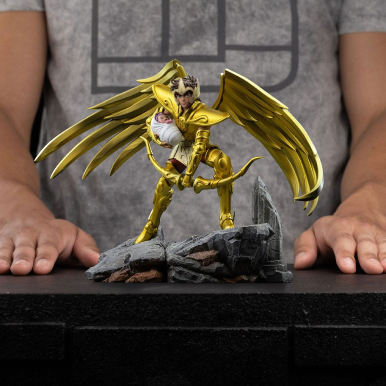 Iron Studios - Saint Seiya - Sagitario Aiolos Art Escala 1/10 - Caballeros del Zodiaco