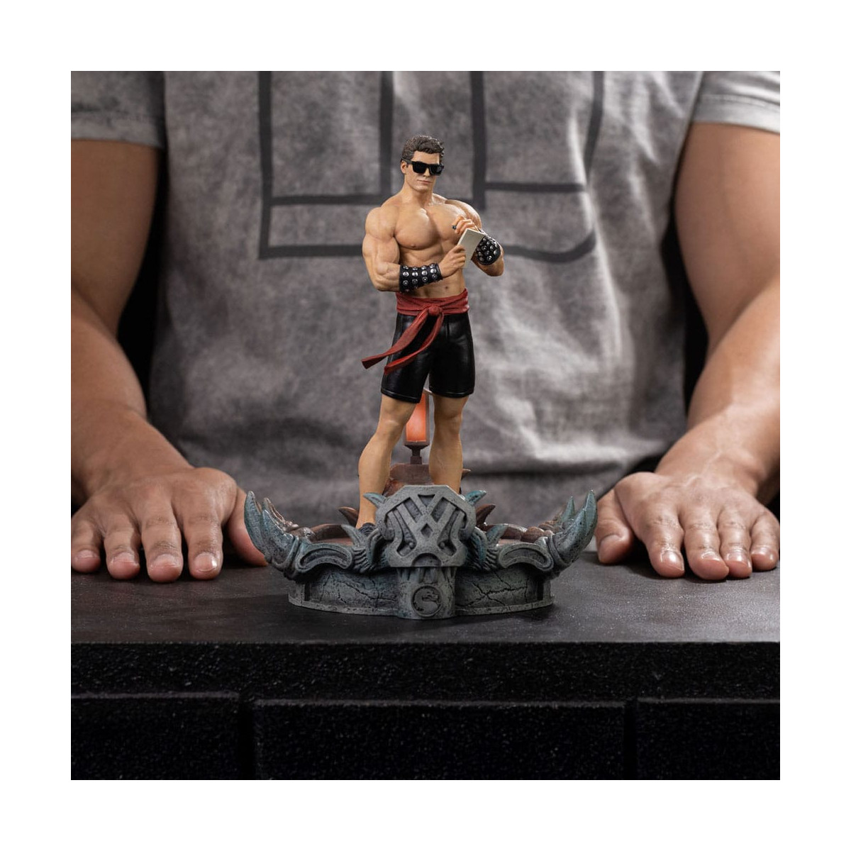 Iron Studios - Mortal Kombat - Johnny Cage Arte Escala 1/10