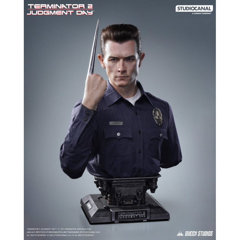 Estudios Queen - Terminator 2 - T1000 Life Size Bust 2.0