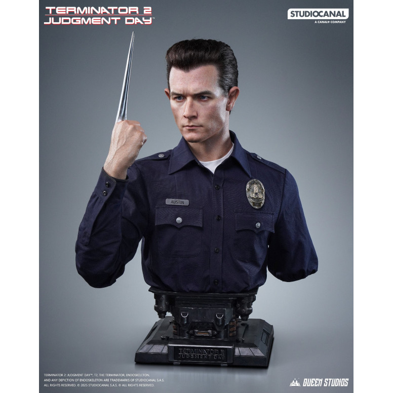 Estudios Queen - Terminator 2 - T1000 Life Size Bust 2.0