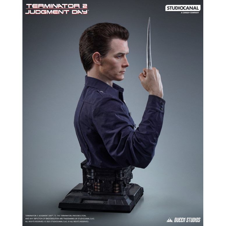 Estudios Queen - Terminator 2 - T1000 Life Size Bust 2.0