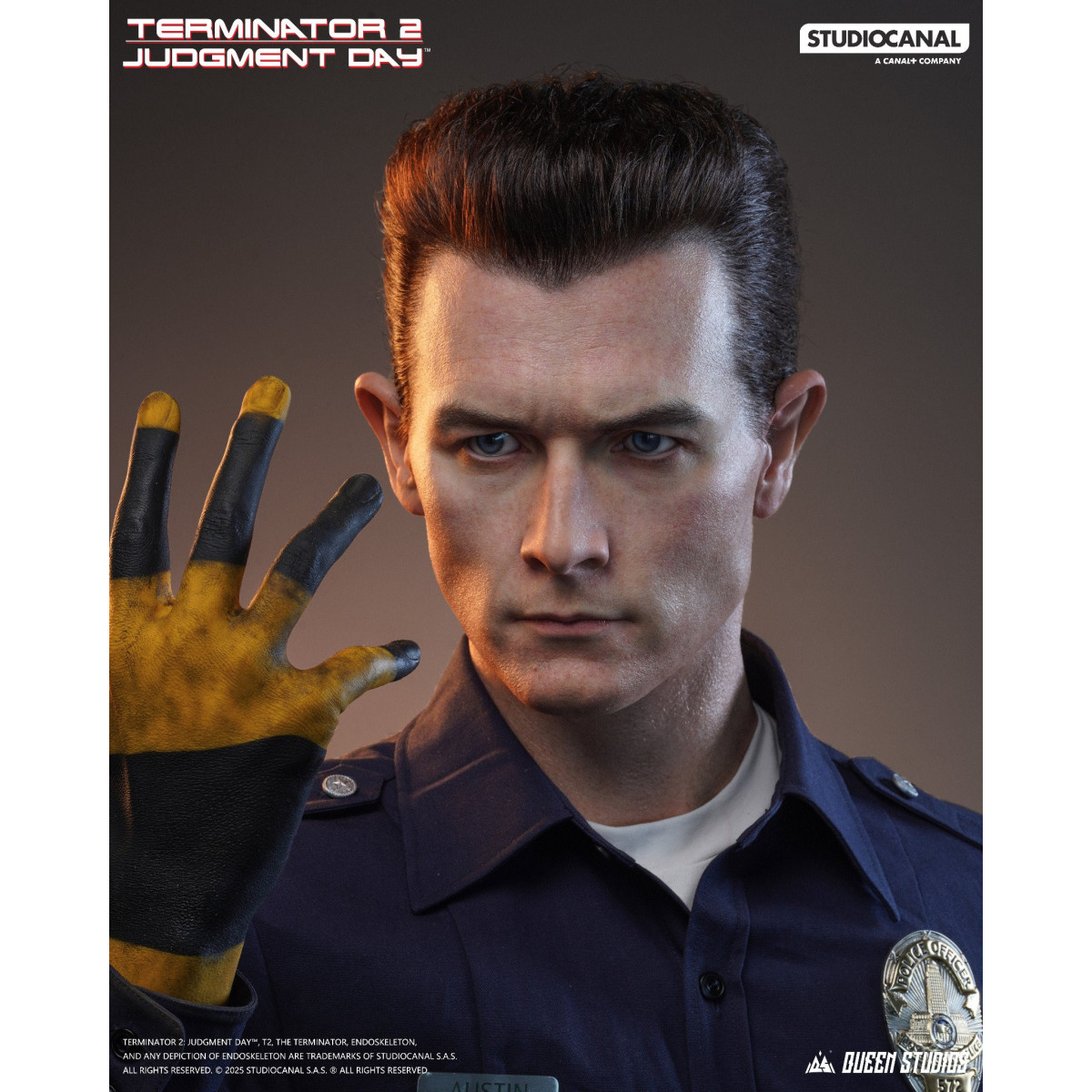 Estudios Queen - Terminator 2 - T1000 Life Size Bust 2.0