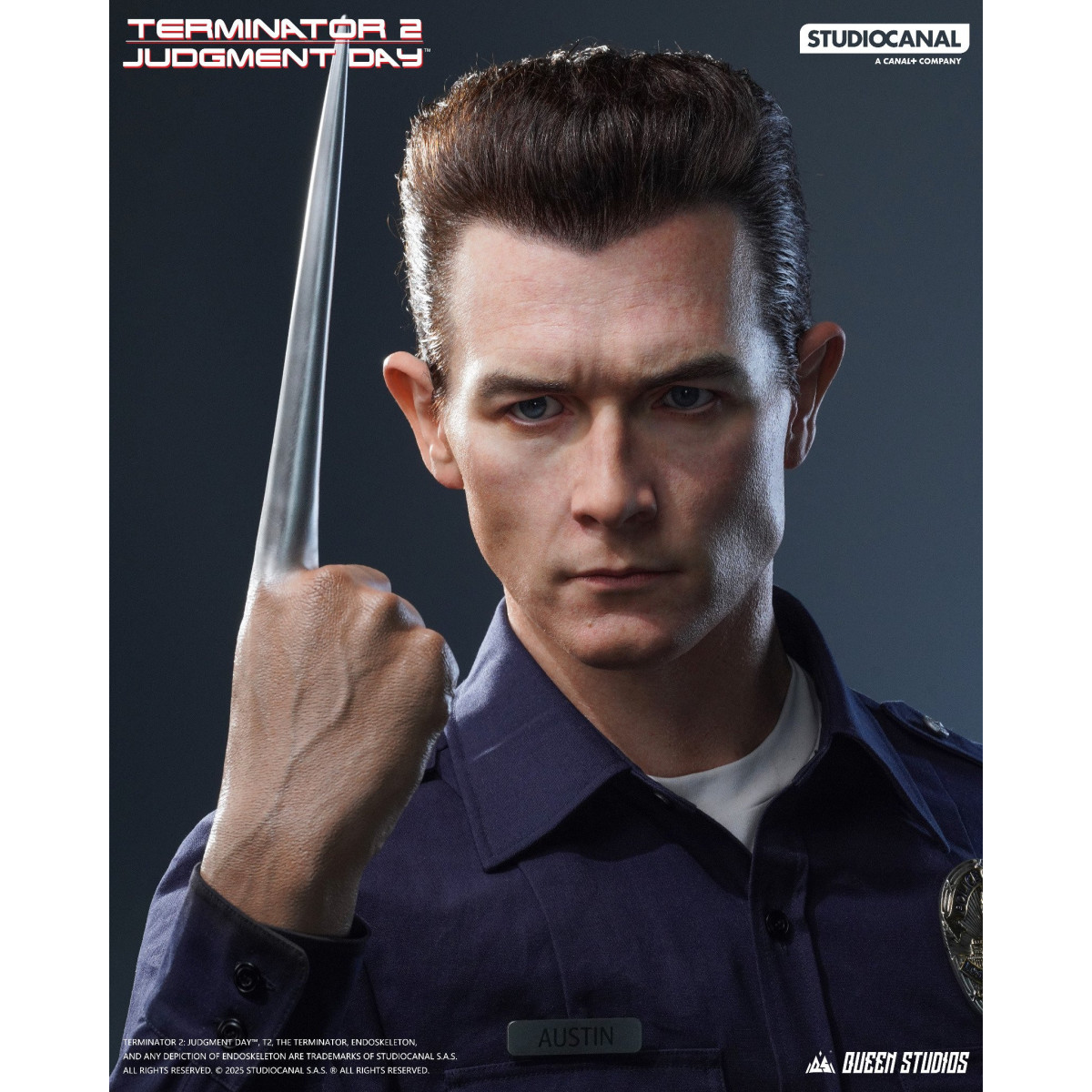 Estudios Queen - Terminator 2 - T1000 Life Size Bust 2.0