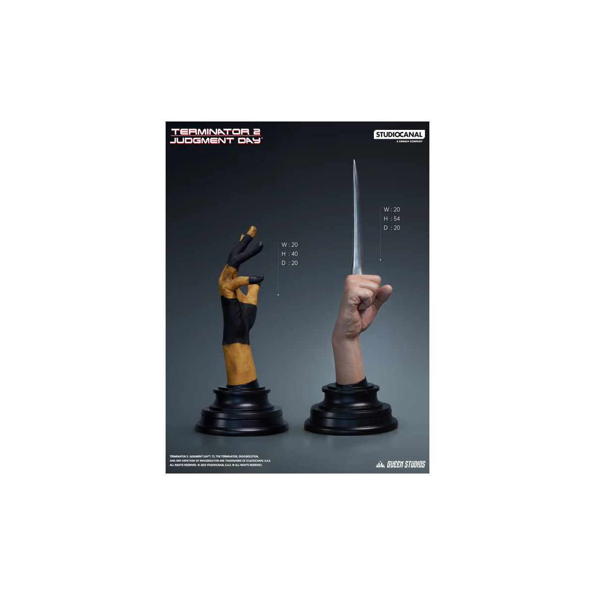 Estudios Queen - Terminator 2 - T1000 Life Size Bust 2.0
