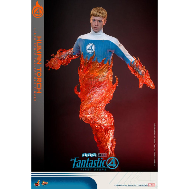 Hot Toys Marvel - Fantastic Four: First Steps - Antorcha Humana MMS 1/6 - Johnny Storm