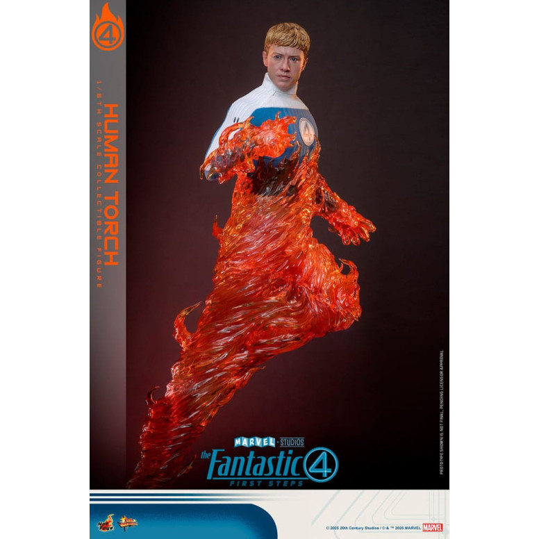 Hot Toys Marvel - Fantastic Four: First Steps - Antorcha Humana MMS 1/6 - Johnny Storm