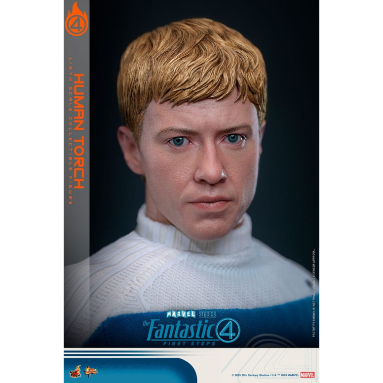 Hot Toys Marvel - Fantastic Four: First Steps - Antorcha Humana MMS 1/6 - Johnny Storm