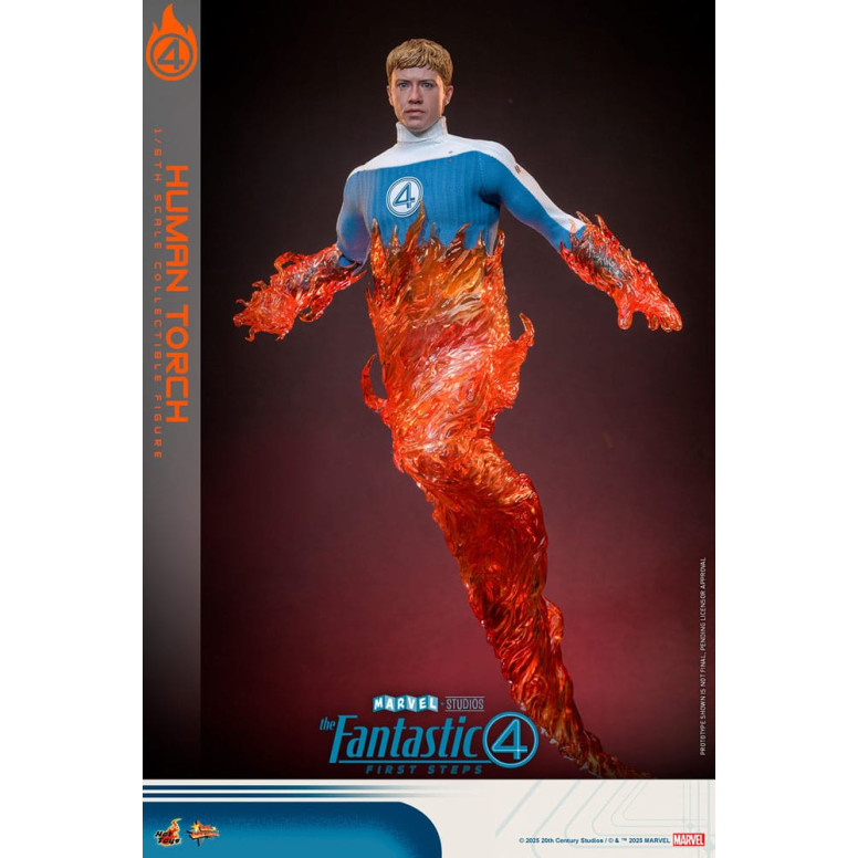 Hot Toys Marvel - Fantastic Four: First Steps - Antorcha Humana MMS 1/6 - Johnny Storm