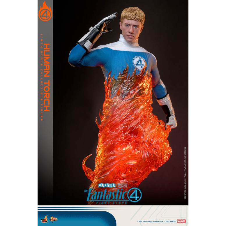 Hot Toys Marvel - Fantastic Four: First Steps - Antorcha Humana MMS 1/6 - Johnny Storm