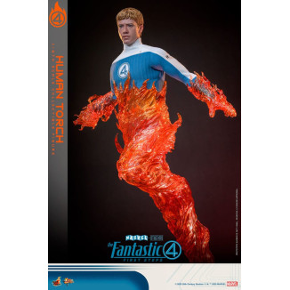 Hot Toys Marvel - Fantastic Four: First Steps - Antorcha Humana MMS 1/6 - Johnny Storm