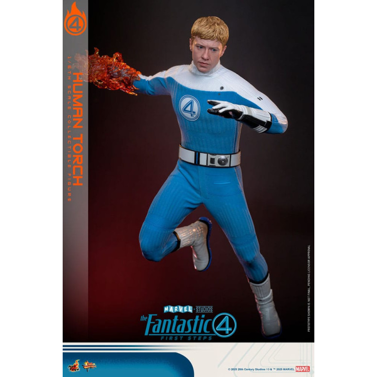 Hot Toys Marvel - Fantastic Four: First Steps - Antorcha Humana MMS 1/6 - Johnny Storm