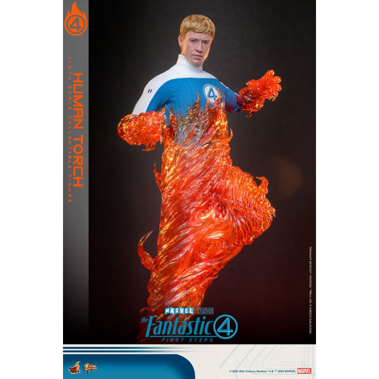 Hot Toys Marvel - Fantastic Four: First Steps - Antorcha Humana MMS 1/6 - Johnny Storm