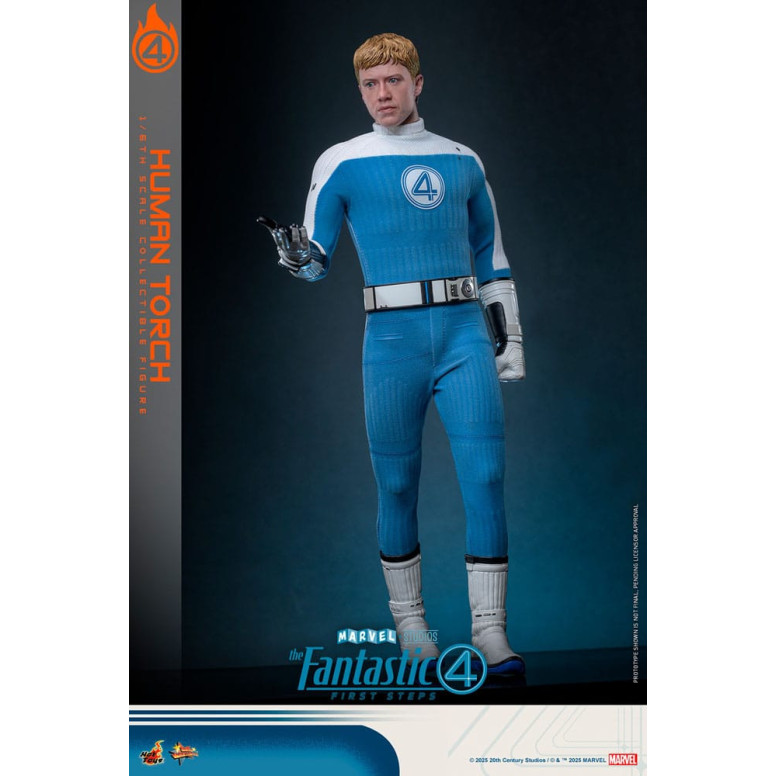 Hot Toys Marvel - Fantastic Four: First Steps - Antorcha Humana MMS 1/6 - Johnny Storm