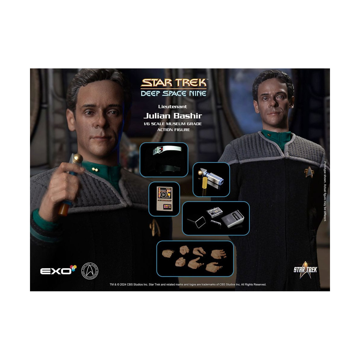 EXO-6 - Star Trek: Deep Space Nine - Julian Bashir Figura a escala 1:6