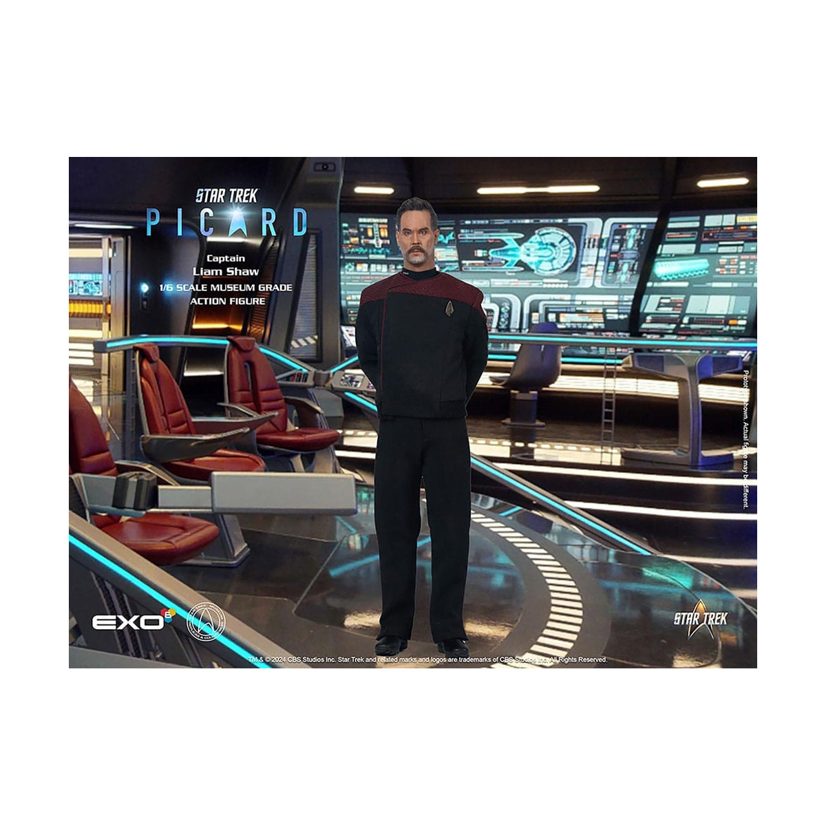 EXO-6 - Star Trek: Picard - Capitán Liam Shaw Figura a escala 1:6