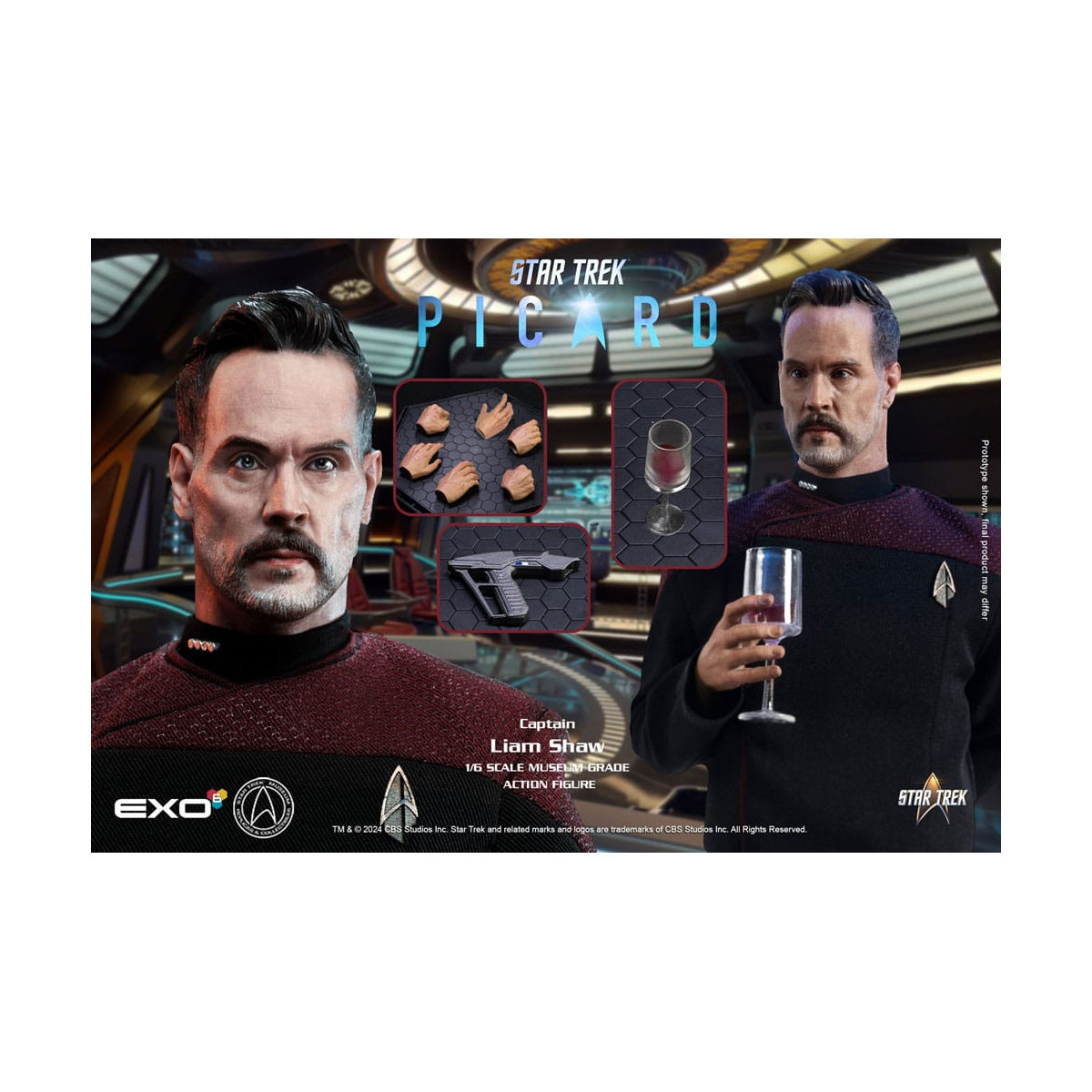 EXO-6 - Star Trek: Picard - Capitán Liam Shaw Figura a escala 1:6