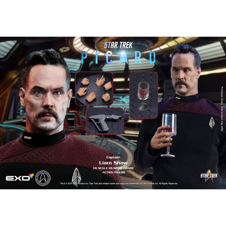 EXO-6 - Star Trek: Picard - Capitán Liam Shaw Figura a escala 1:6