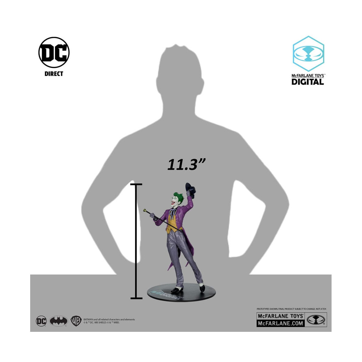 Mc Farlane Juguetes Digital DC Direct - The Joker por Jason Fabok PVC 1/6