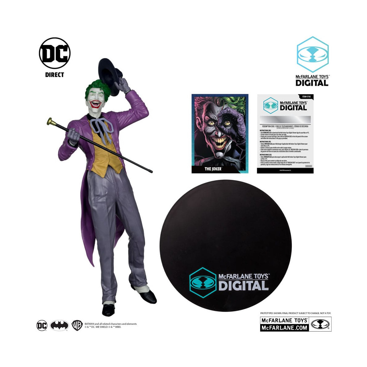 Mc Farlane Juguetes Digital DC Direct - The Joker por Jason Fabok PVC 1/6