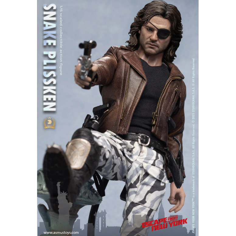 Asmus Toys - Snake Plissken Pelo Esculpido 1/6 - Escape from NY