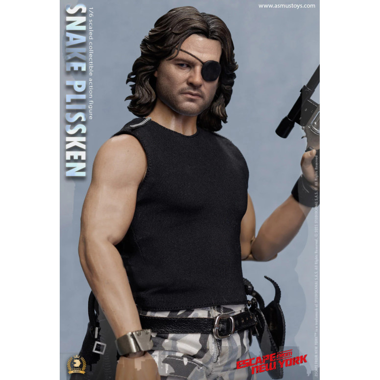 Asmus Toys - Snake Plissken Pelo Esculpido 1/6 - Escape from NY