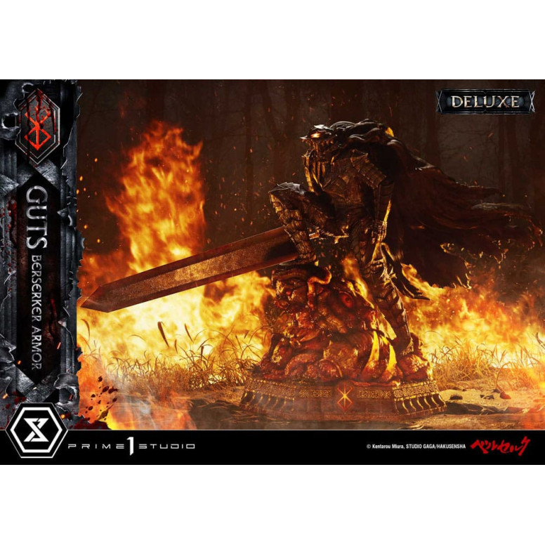 Prime 1 Studio Berserk - Guts Berserker Armor (Grunbeld vs. Guts) Deluxe Bonus Version 1/4 Ultimate Premium Masterline