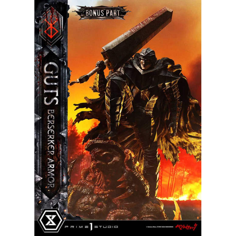 Prime 1 Studio Berserk - Guts Berserker Armor (Grunbeld vs. Guts) Deluxe Bonus Version 1/4 Ultimate Premium Masterline