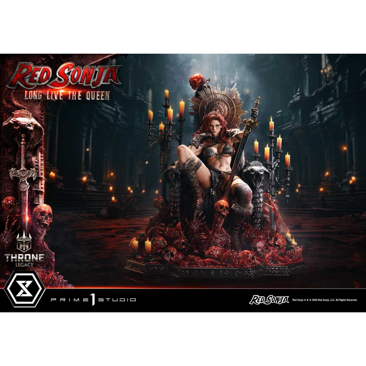 Prime 1 Throne Legacy Red Sonja Red Sonja : Long Live the Queen Bonus Version
