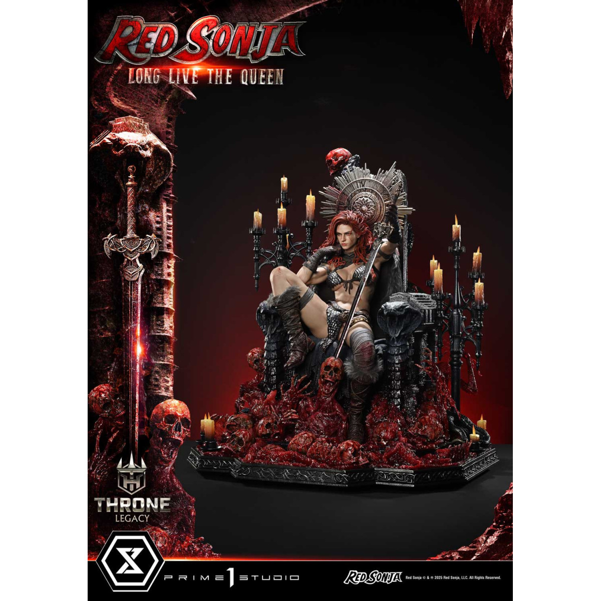 Prime 1 Throne Legacy Red Sonja Red Sonja : Long Live the Queen Bonus Version