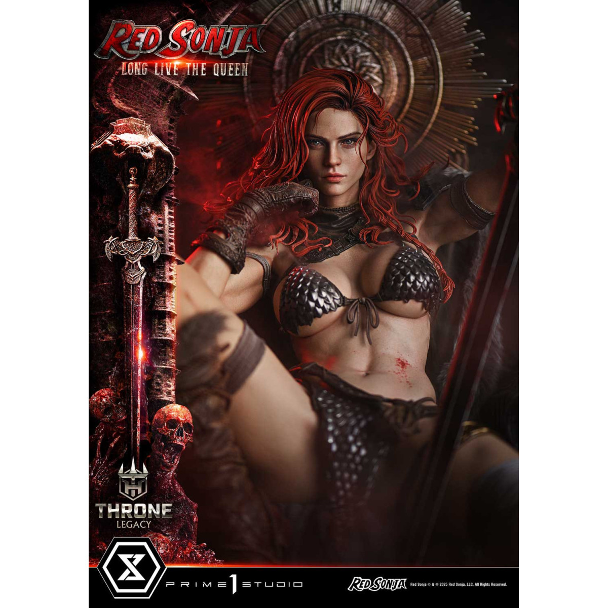 Prime 1 Throne Legacy Red Sonja Red Sonja : Long Live the Queen Bonus Version