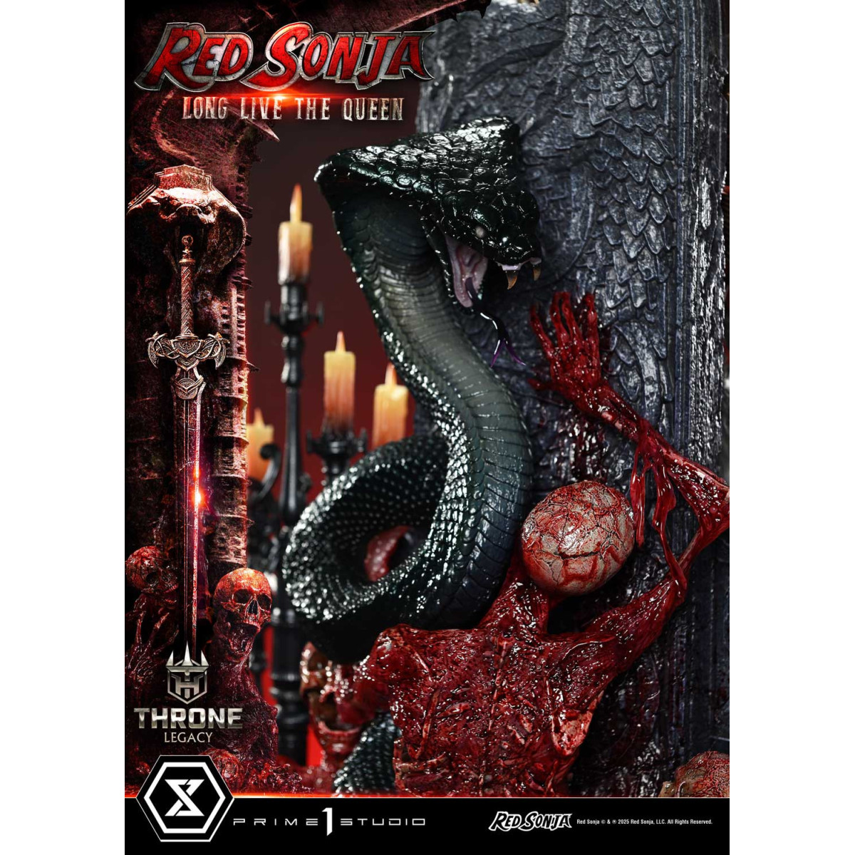 Prime 1 Throne Legacy Red Sonja Red Sonja : Long Live the Queen Bonus Version