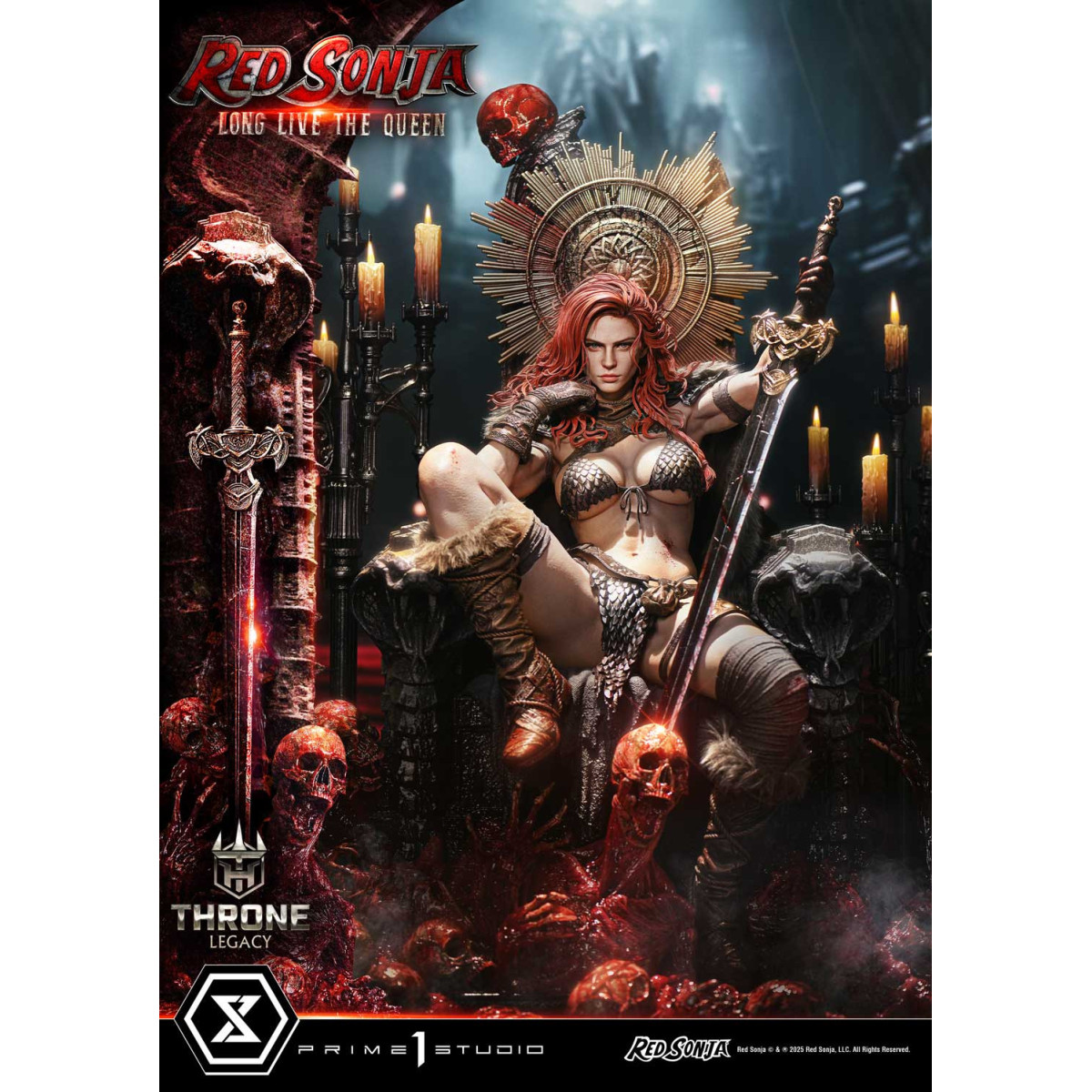 Prime 1 Legado del Trono Red Sonja Red Sonja: Larga vida a la Reina
