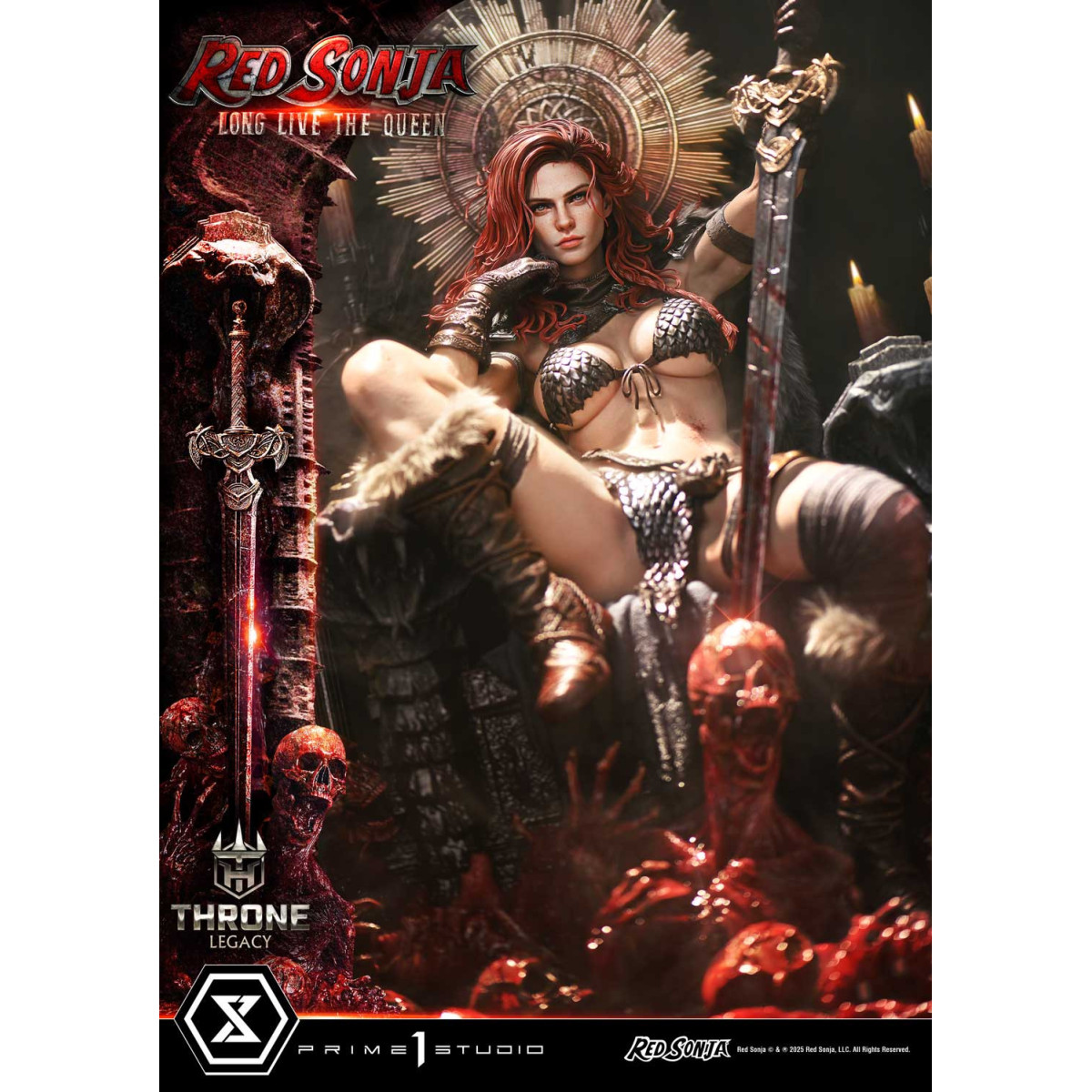 Prime 1 Legado del Trono Red Sonja Red Sonja: Larga vida a la Reina