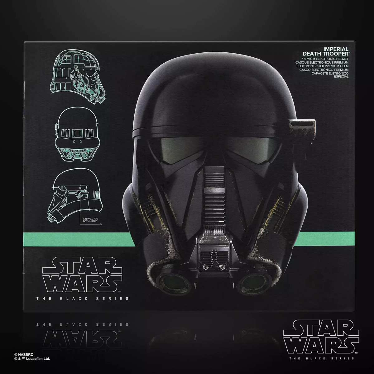 Hasbro Star Wars The Black Series - Casco electrónico de soldado imperial de la muerte