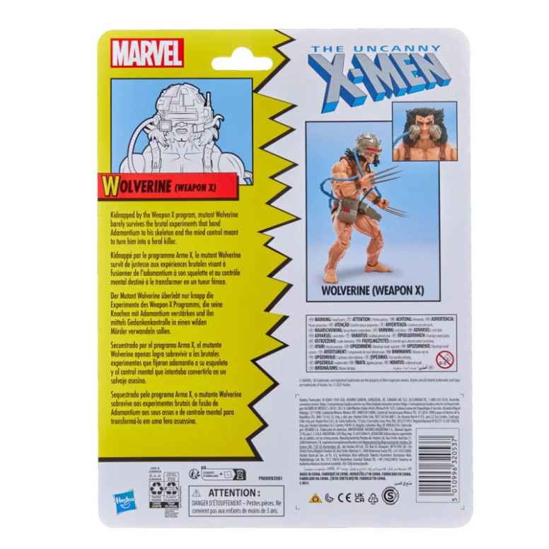 Hasbro Marvel Legends Serie X-Men Retro - Arma X