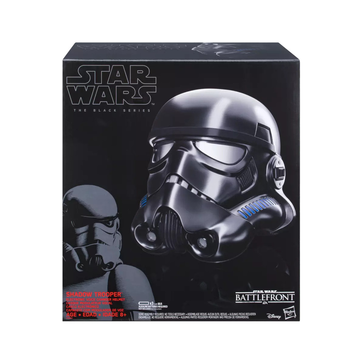 Hasbro Star Wars The Black Series - Casco electrónico Shadow Trooper - Star Wars Battlefront