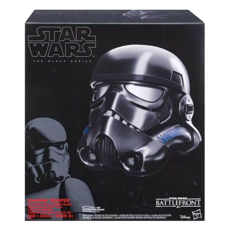 Hasbro Star Wars The Black Series - Casco electrónico Shadow Trooper - Star Wars Battlefront