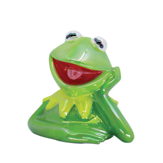 Enesco Disney Showcase - BANCO DE CERÁMICA KERMIT - Hucha de la rana Gustavo