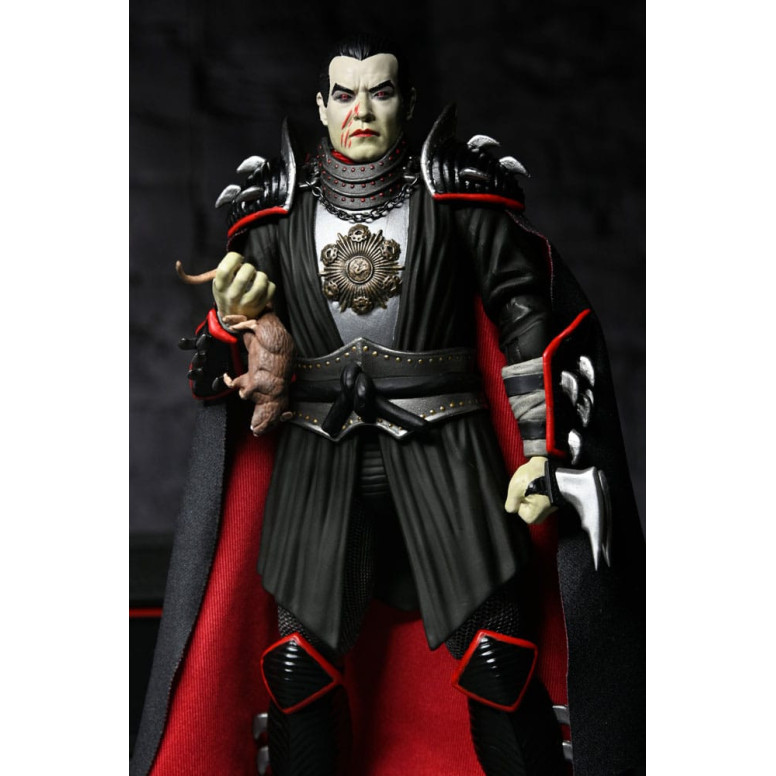 NECA - Ultimate Shredder como Drácula Colores Clásicos - Universal Monsters x TMNT