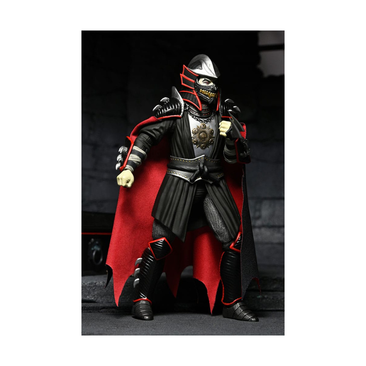 NECA - Ultimate Shredder como Drácula Colores Clásicos - Universal Monsters x TMNT
