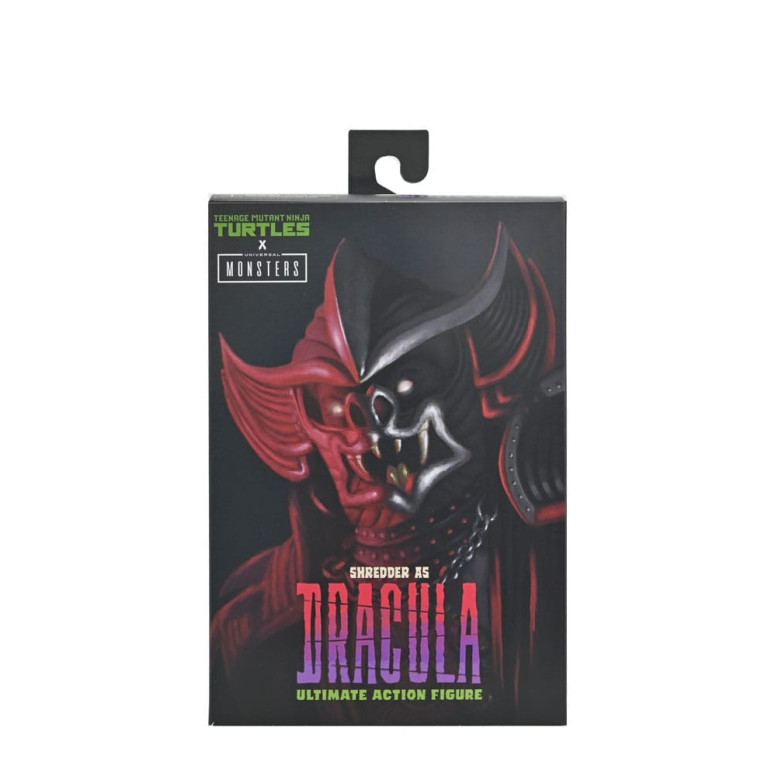 NECA - Ultimate Shredder como Drácula Colores Clásicos - Universal Monsters x TMNT