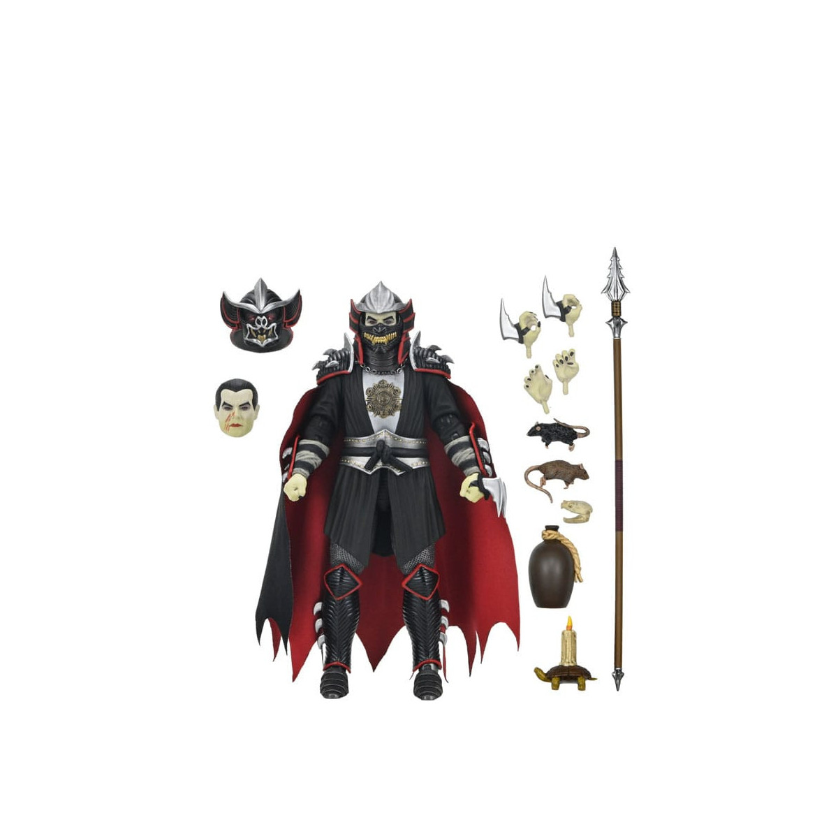 NECA - Ultimate Shredder como Drácula Colores Clásicos - Universal Monsters x TMNT