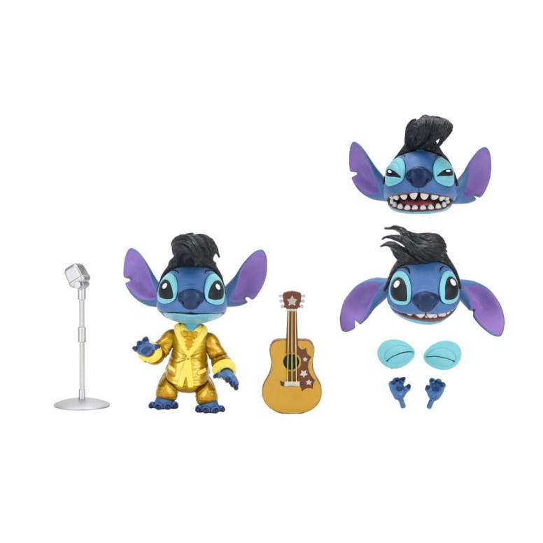 Neca Disney Lilo & Stitch - Ultimate Gold Suit Elvis Stitch