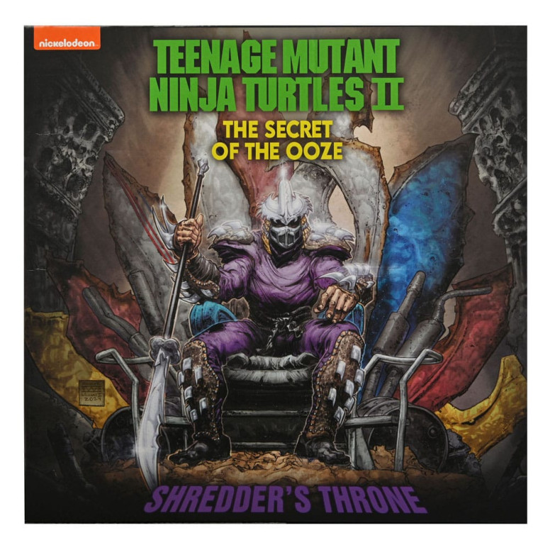 Neca - Diorama Shredder's Throne- TMNT - Teenage Mutant Ninja Turtles 2 - El secreto del rezume