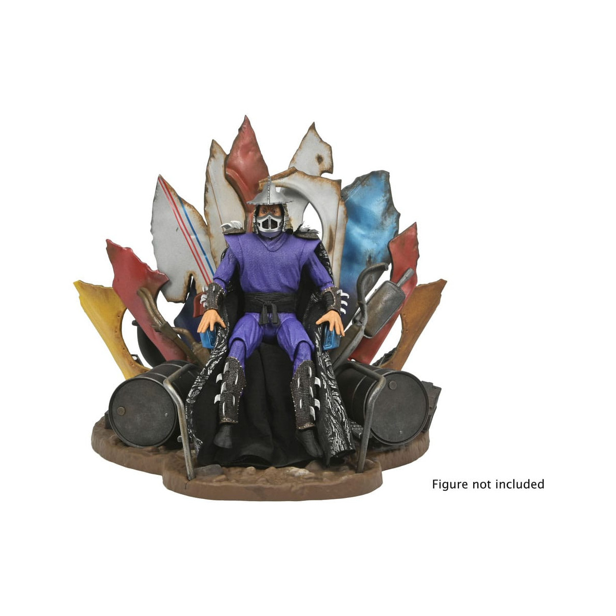 Neca - Diorama Shredder's Throne- TMNT - Teenage Mutant Ninja Turtles 2 - El secreto del rezume