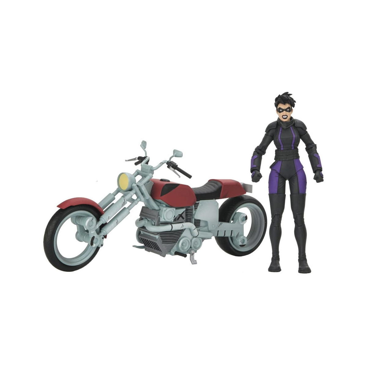NECA - IDW Comics - Casey Marie con la moto del Último Ronin - El Último Ronin Los Años Perdidos- TMNT